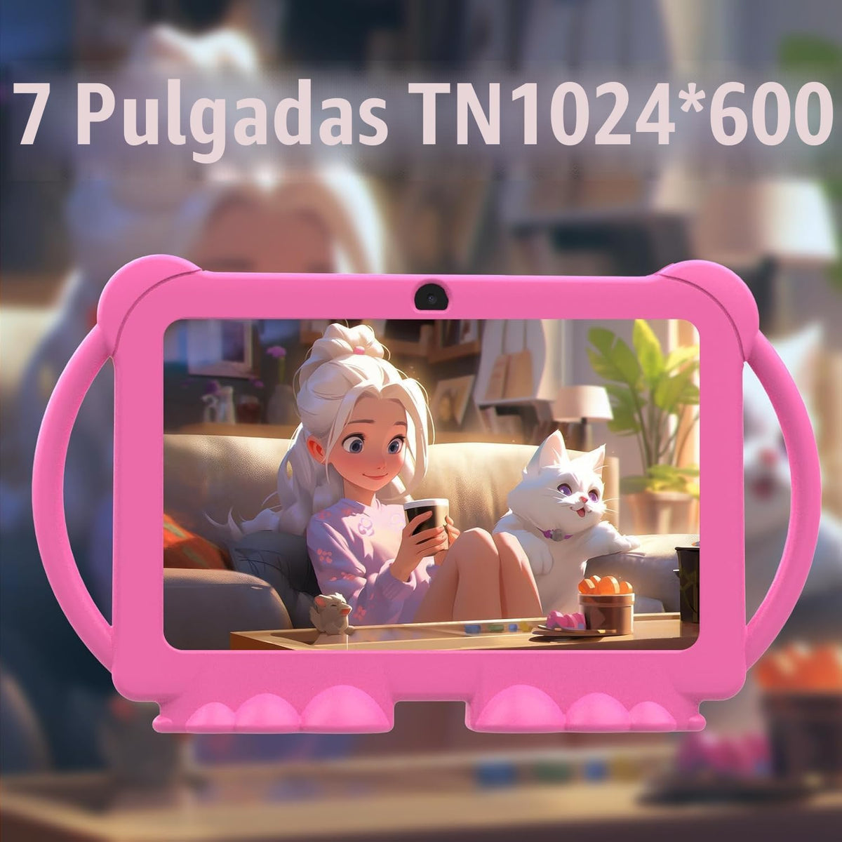 PEICHENG Tableta para niños de 7 pulgadas, Android 12.0 para niños,...