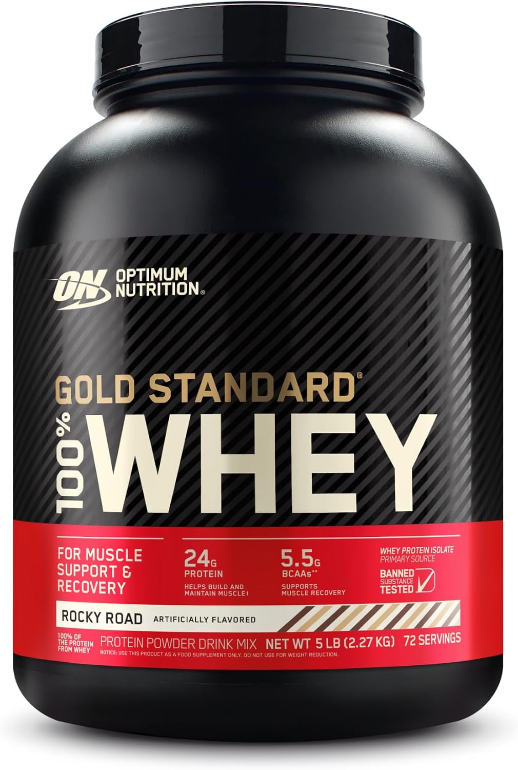 Optimum Nutrition Estándar dorado 100% Proteína de Suero de Leche e...