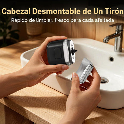 YOXSPD Afeitadora eléctrica de lámina para hombres, mini maquinilla...