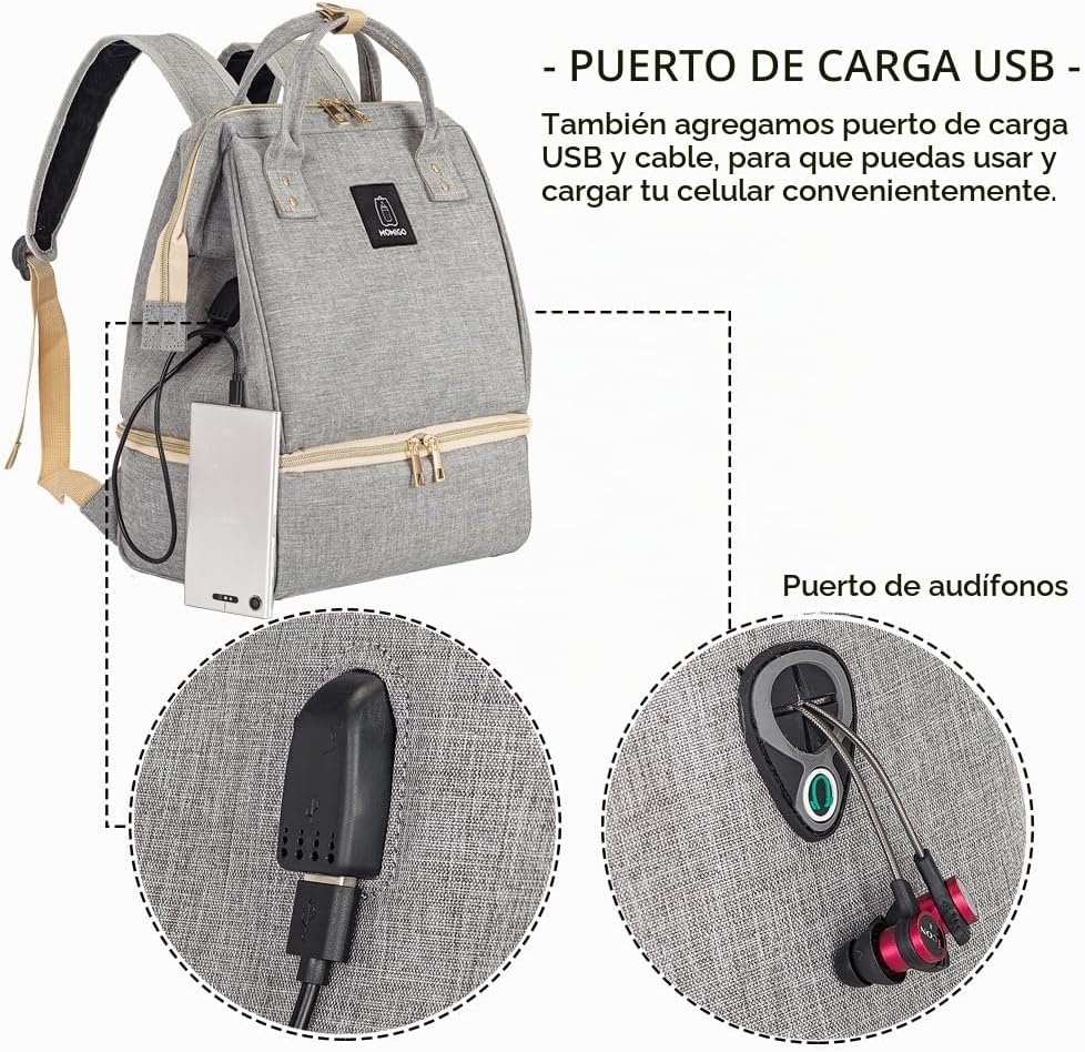 Mochila para extractor de leche, bolsa enfriadora y resistente a la...