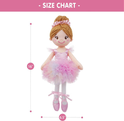 June Garden Muñeca de bailarina Liana Rosebud personalizada de 16&#...