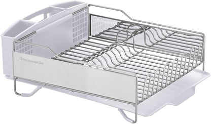 KitchenAid Escurridor de platos completo de acero inoxidable, tamañ...