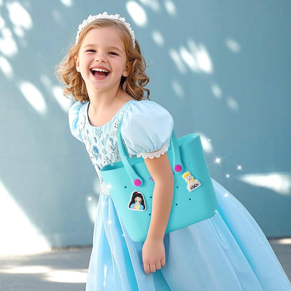 MINISO - Bolsa de mano Barbie, bolsa impermeable de goma pequeña |...