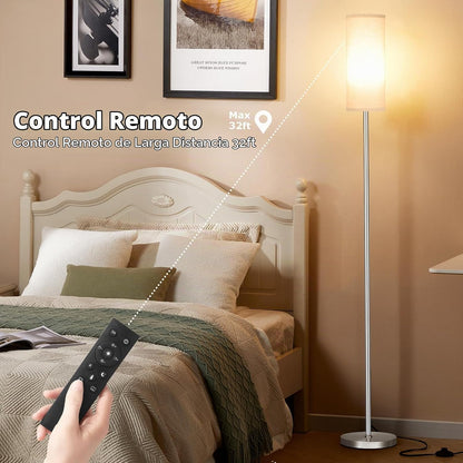 Ambimall - Lámparas de pie de 64'' para sala de estar con c...