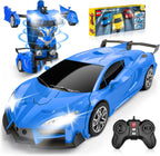 Qumcou Coche de Control Remoto Transformable 1:16, Juguetes para ni...