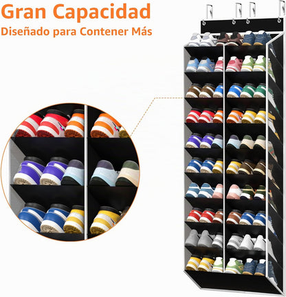 KEEPJOY 20-30 pares de organizadores de zapatos sobre la puerta, za...