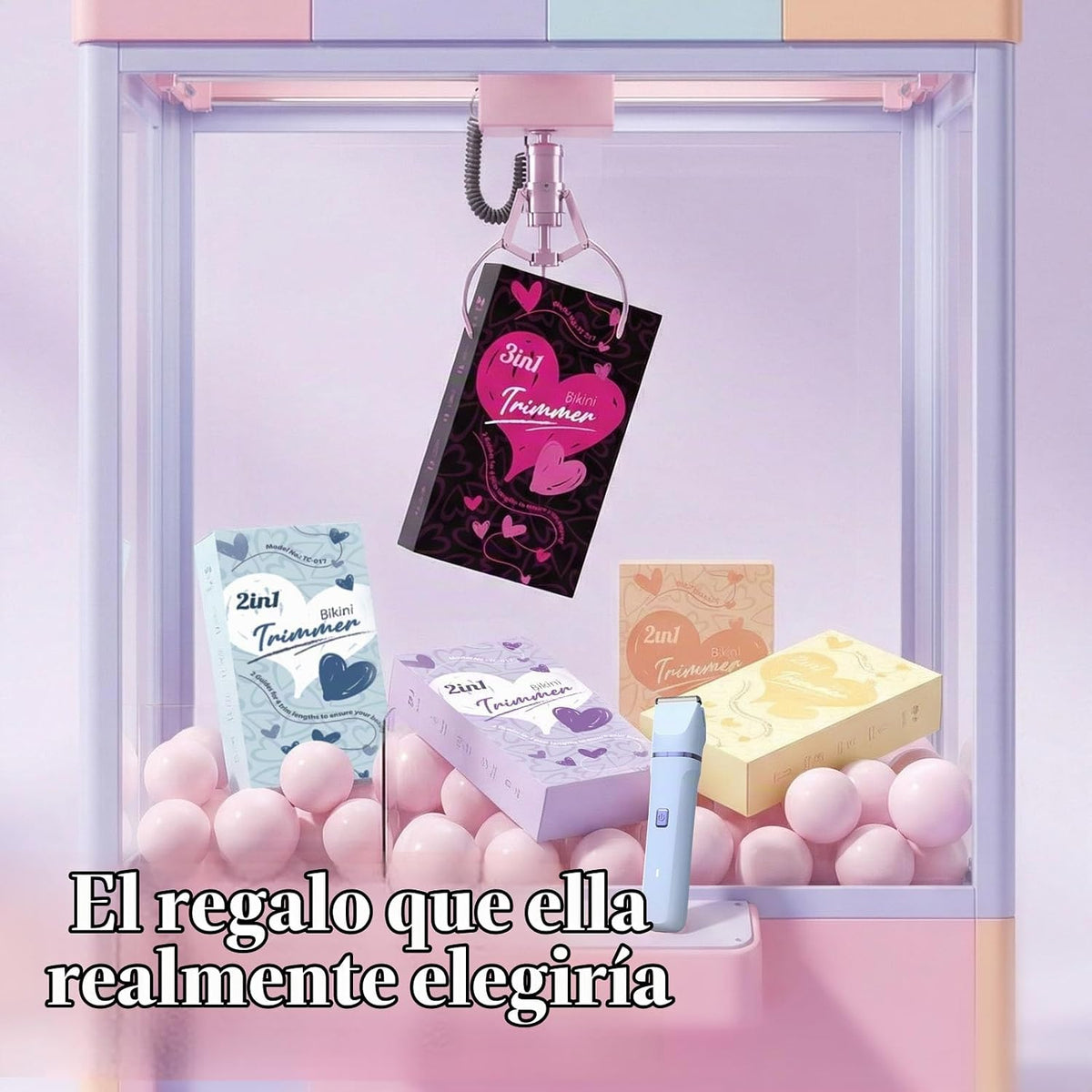 Risina Recortadora de bikini 2 en 1 para mujer, maquinillas de afei...