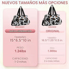 Pritent Bolsa de pañales \u2013 Bolsa de bebé con funda para chupet...