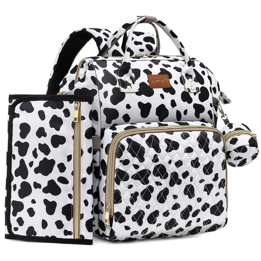 ROSEGIN Mochila para pañales con cambiador, funda para chupete, bol...