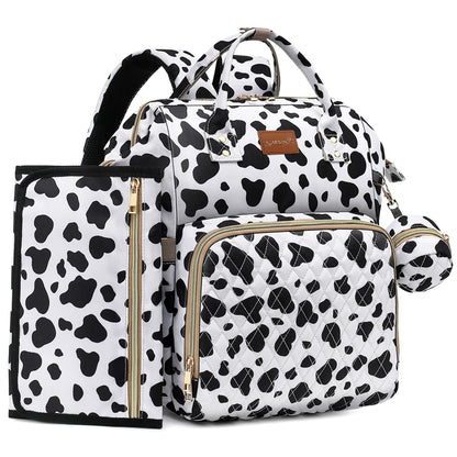 ROSEGIN Mochila para pañales con cambiador, funda para chupete, bol...