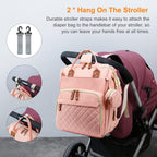 Lamroro Bolsa de pañales con cambiador, mochila impermeable 3 en 1...