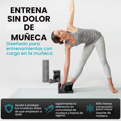 WRISTBuddy Bloques de yoga (izquierdo + derecho) - Bloques de EVA e...