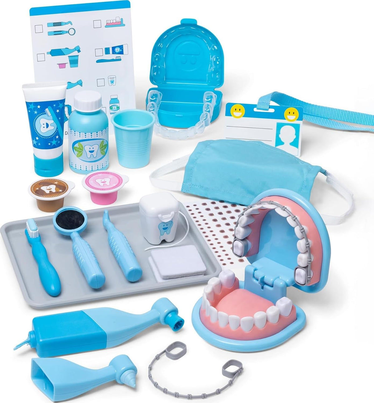 Melissa &amp; Doug - Juego de dentista Super Smile con conjunto de...