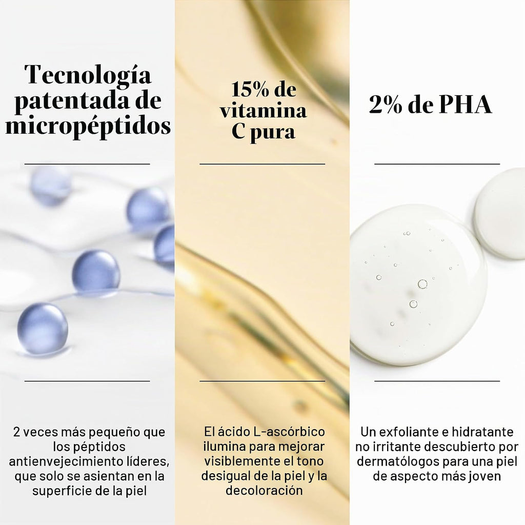 Neutrogena Collagen Bank 15%, suero facial con vitamina C, 0.5 fl....