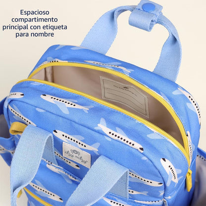 Itzy Ritzy Mochila para niños pequeños, bolsa de guardería con inte...