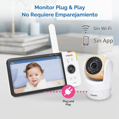VTech VM919HD - Sistema de monitoreo de video con pantalla HD 720p...
