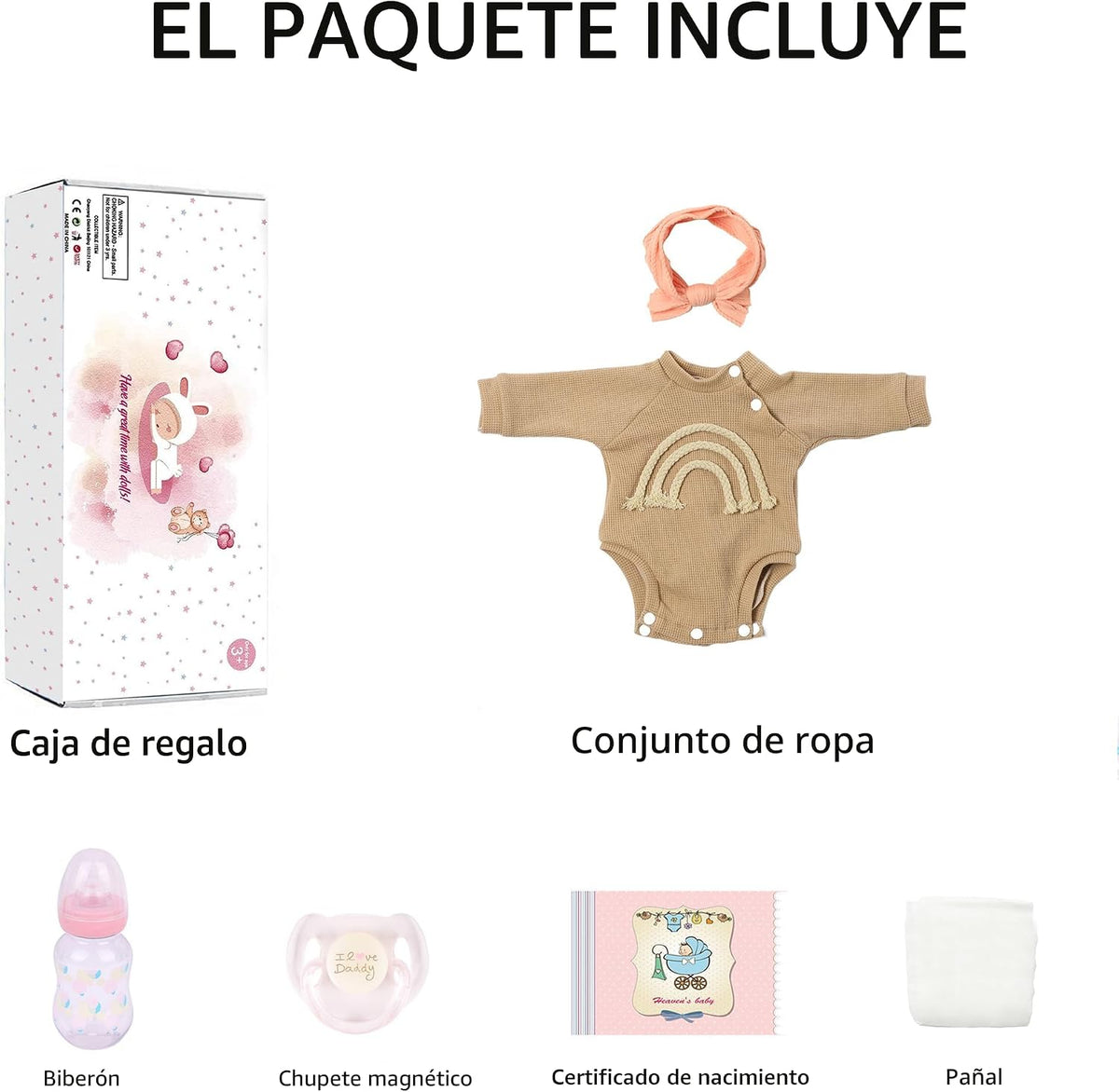 CHAREX Muñecas Reborn Baby Girl \u2013 Muñeca realista de 20 pulgad...