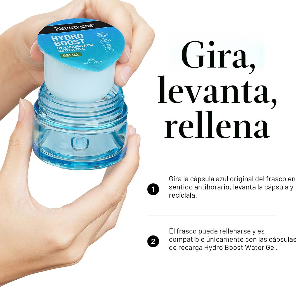 Neutrogena Hydro Boost - Kit de iniciación de gel de agua hidratant...