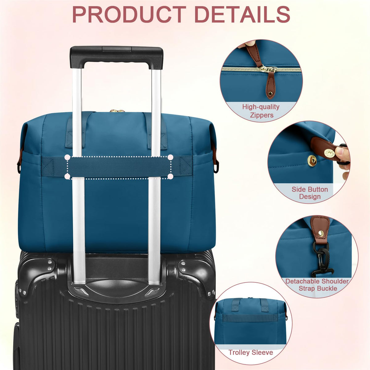 Pritent Bolsa de Pañales Tipo Tote - Bolsas de Pañales para Bebé, I...