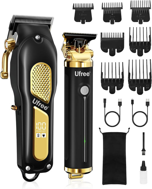 Ufree Juego de cortapelos inalámbricos para hombres, cortapelos y |...