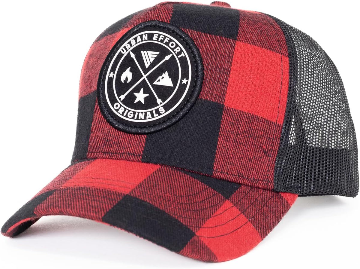 Urban Effort Trucker Hat para hombre – Gorra de béisbol con parte t...