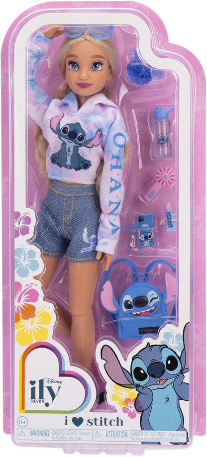 Disney ILY 4EVER - Muñeca de moda inspirada en puntadas, 11.5 pulga...