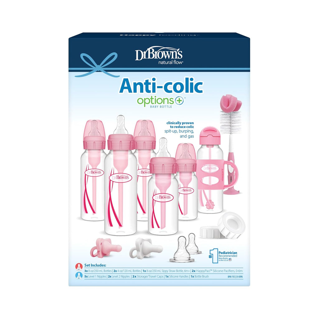 Dr. Brown's Anti-Colic Options+ - Juego de regalo de botella es...