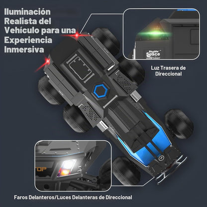 BAODWAM Auto a control remoto, 6 ruedas 2.4GHz 1:12 RC camión de ju...