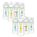 Dr. Brown's Anti-Colic Options+ Biberones de cuello ancho, 9 on...