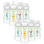 Dr. Brown's Anti-Colic Options+ Biberones de cuello ancho, 9 on...