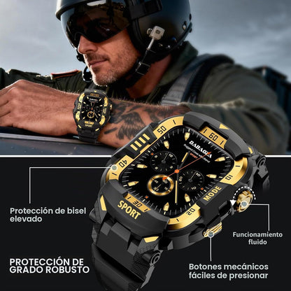 DABAOZA Funda resistente con correa táctica para hombre, compatible...