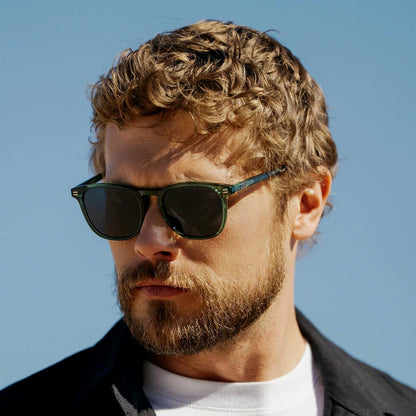 WMP Eyewear - Gafas de sol polarizadas modernas y redondas para hom...