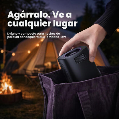 HAPPRUN Mini proyector inteligente Roku TV con WiFi y Bluetooth par...