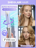 SHEGLAM One Touch Airflow Styler Pro Rotación automática 3.0 Tecnol...