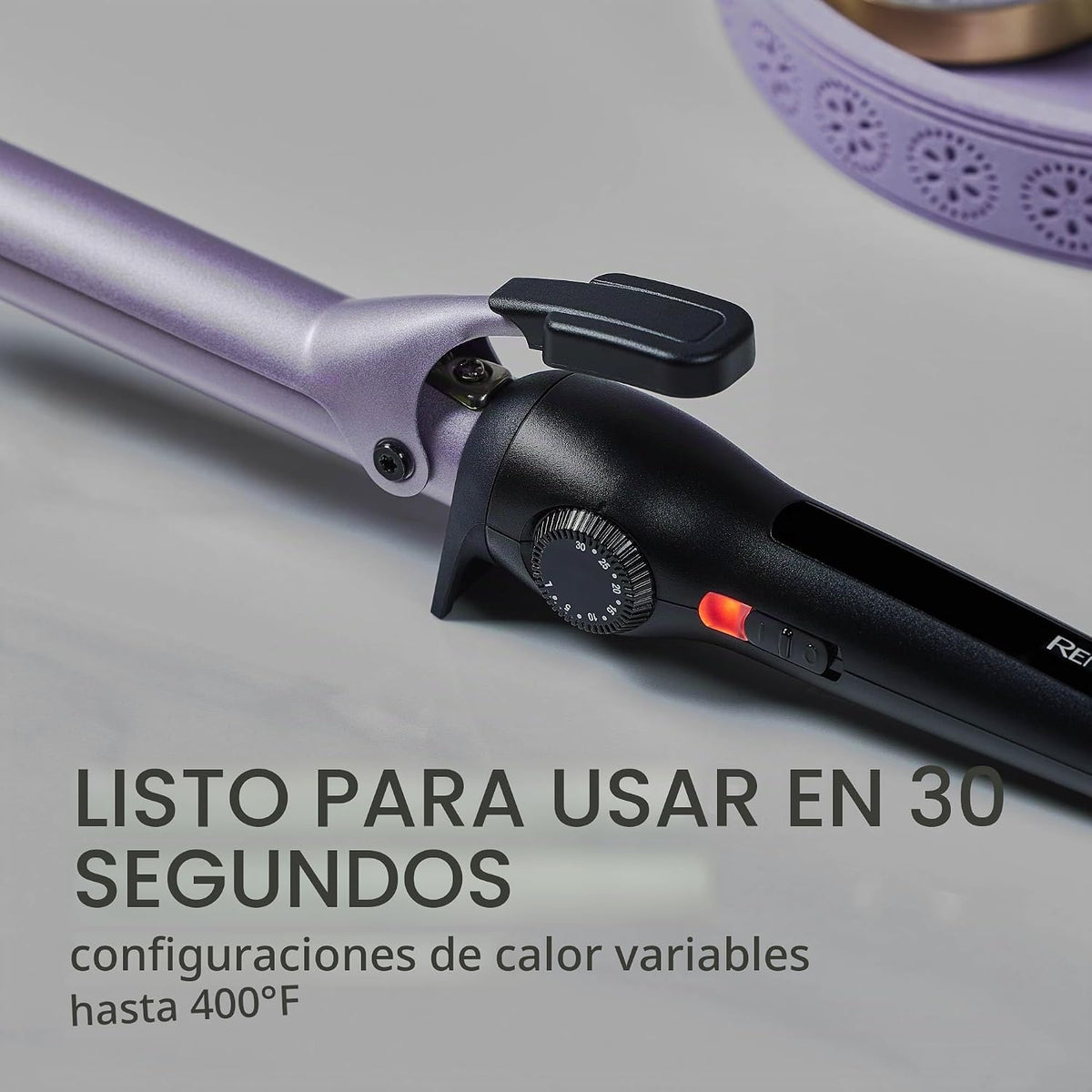 Remington Rizador con clip antiestático de 1 pulgada con protección...