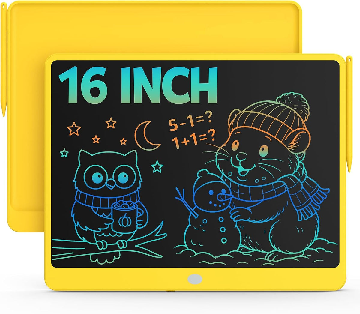 Bravokids Tableta de escritura LCD de 16 pulgadas para niños de 3 a...