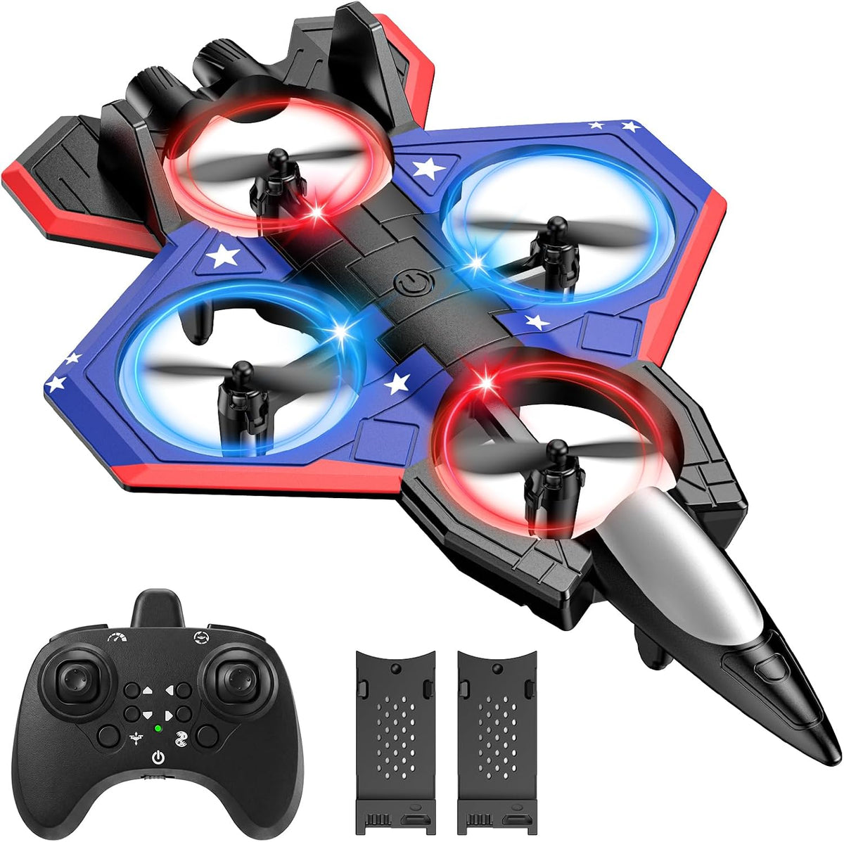 Avión RC para niños, avión con control remoto para niños y niñas, r...