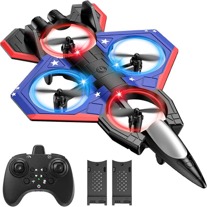 Avión RC para niños, avión con control remoto para niños y niñas, r...