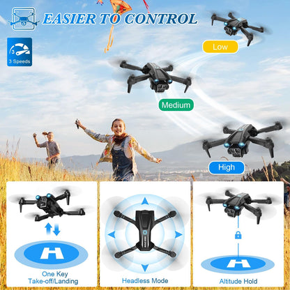 Dron con cámara 1080P HD, mini dron para principiantes, niños y adu...
