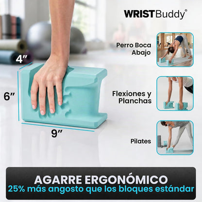 WRISTBuddy Bloques de yoga (izquierdo + derecho) - Bloques de EVA e...