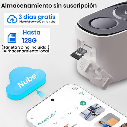 HITELLARCAM Cámaras de seguridad 2K actualizadas 2026 inalámbricas...
