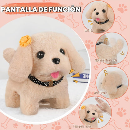 16 piezas de juguetes de perro robot para niñas, juguetes para niña...