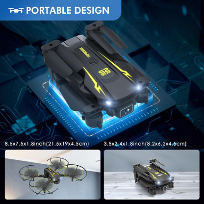 AVIALOGIC - Mini dron con cámara para niños, helicóptero de control...