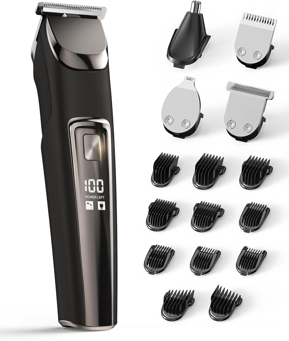 RICAF Recortadora de barba para hombres, maquinilla de afeitar eléc...