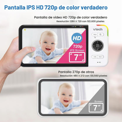VTech VM919HD - Sistema de monitoreo de video con pantalla HD 720p...