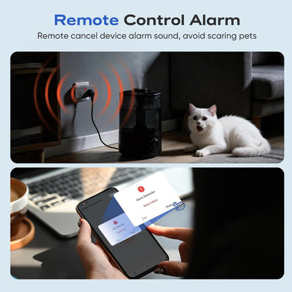 Alarma de falla de energía WiFi paquete de 2, alarma inteligente de...