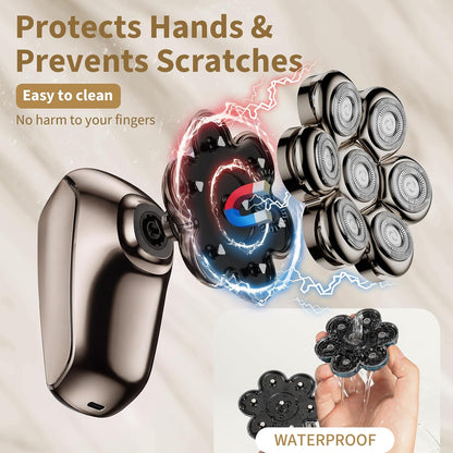 SHPAVVER Afeitadoras de cabeza para hombres calvos: kit de aseo imp...