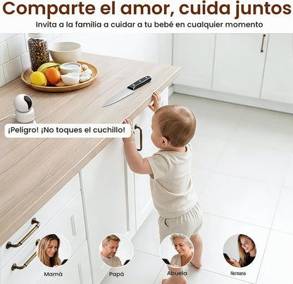 GALAYOU Cámaras interiores de doble banda 5G y 2.4G para seguridad...