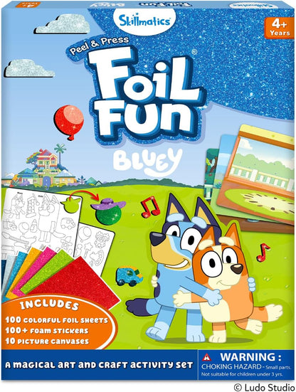 Skillmatics Foil Fun Bluey, actividad artística y artesanal, regalo...