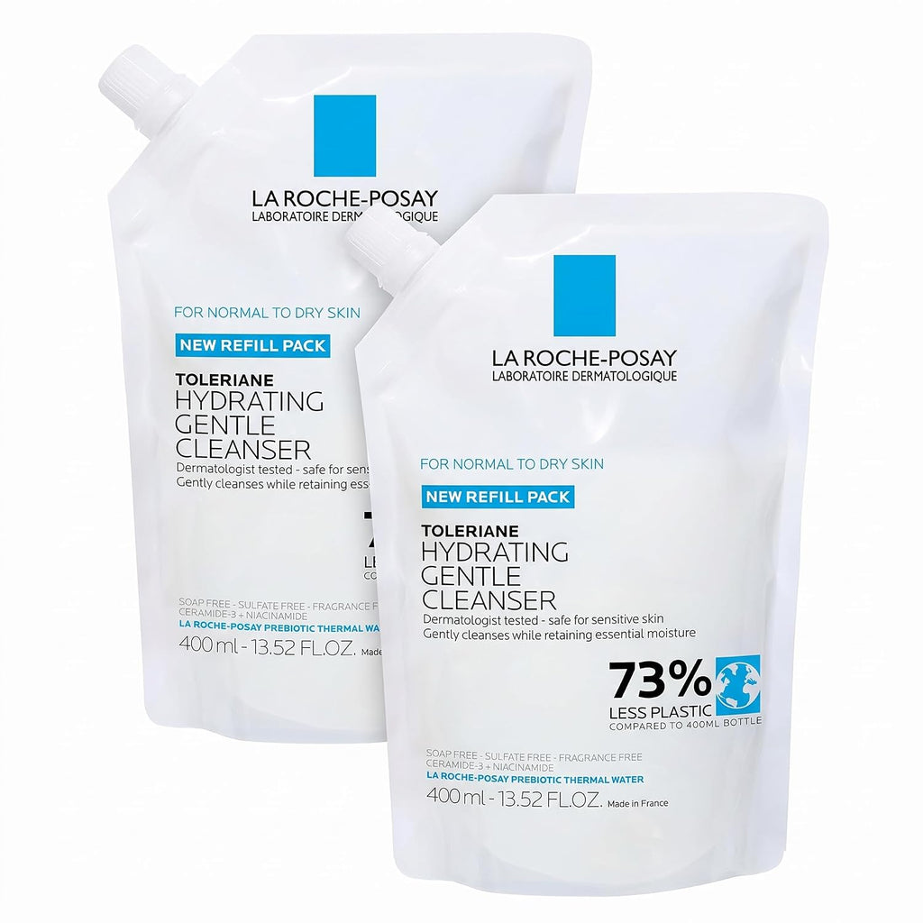 La Roche-Posay Toleriane - Limpiador facial suave e hidratante, lim...